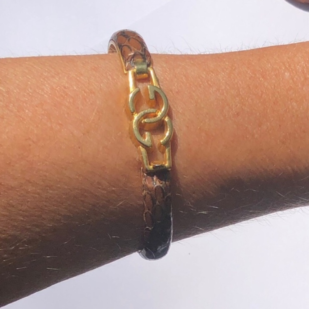 Genuine Gucci Snakeskin Bracelets - Picture 4 of 4